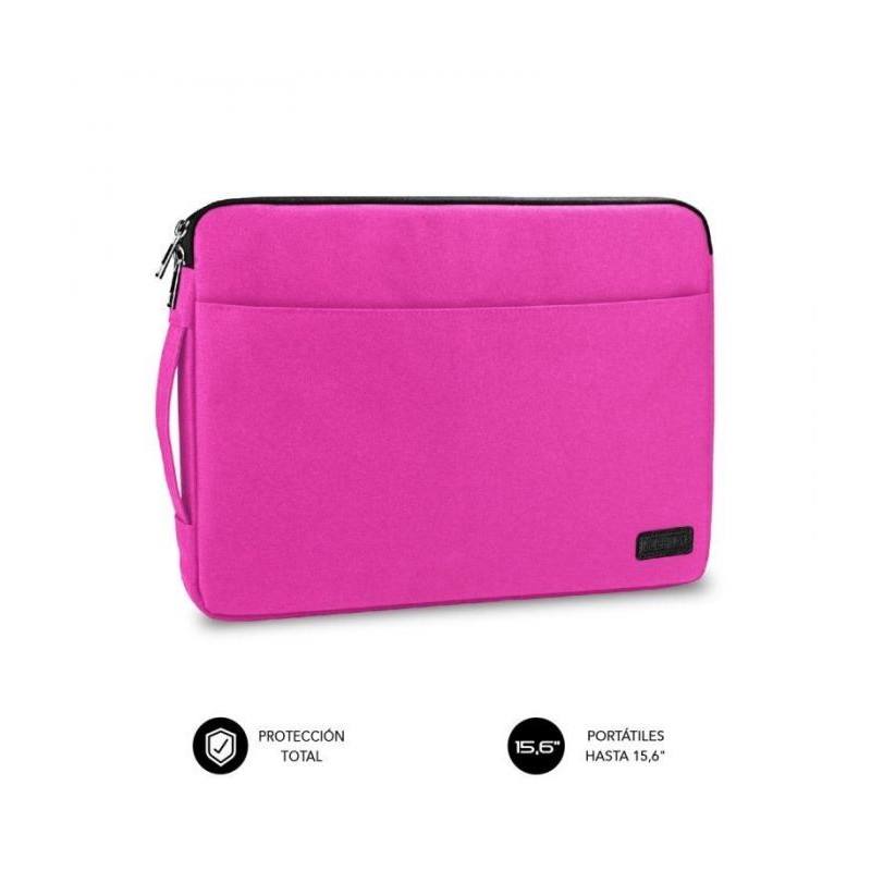 Funda Subblim Urban Laptop Sleeve para Portátiles hasta 15.6"/ Rosa