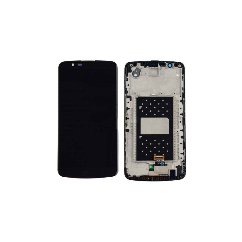 Pantalla completa con marco para LG K10 F670 negra
