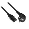 Cable Alimentación Aisens A132-0167/ Schuko Macho - C13 Hembra/ 1.5m/ Negro