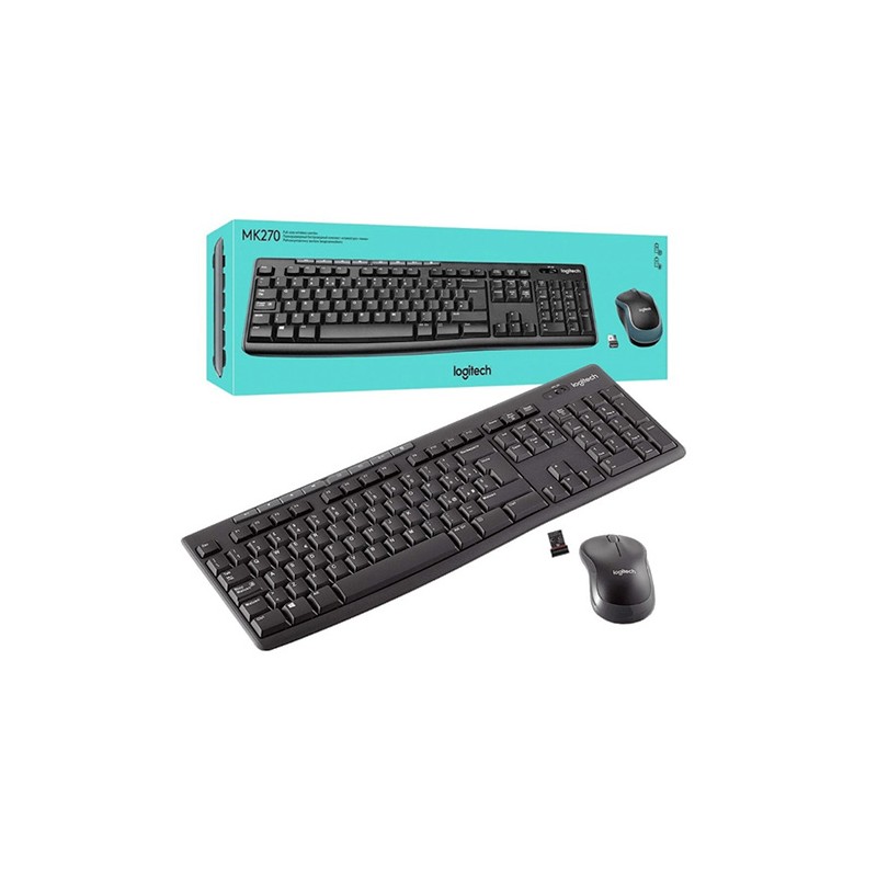 Teclado Logitech Wireless Mk270