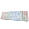 Teclado Gaming Mecánico Mars Gaming MKREVOPROWBES/ Blanco