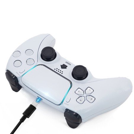 Mando Compatible Inalámbrico PS4 Blanco