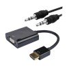 Adaptador HDMI to VGA Con Audio NanoCable