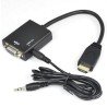 Adaptador HDMI to VGA Con Audio NanoCable