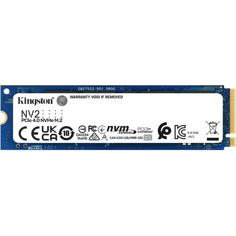 Disco SSD Kingston NV2 500GB/ M.2 2280 PCIe NVMe