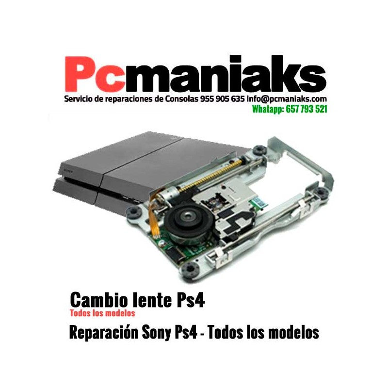 Reparación Errores de lectura PS4 Pro Cambio de Lente 