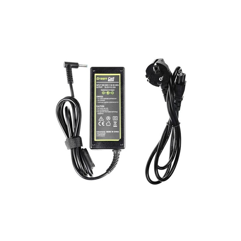Cargador Portatil Compatible Green Cell Pro HP 19V 4,74A  Clavija 7,4 X 5,0 MM