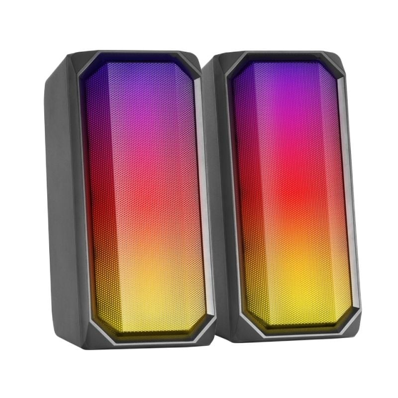 Altavoces con Bluetooth Mars Gaming MSRGB/ 15W/ 2.0