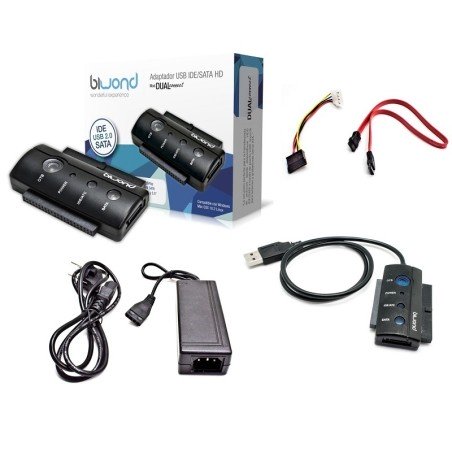 Adaptador USB A IDE/SATA 3.5" 2.5" Biwond