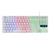 Teclado Gaming SemiMecánico Mars Gaming MK02W Blanco