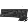 Teclado y Ratón Subblim Combo Business Slim CSSK01/Negro