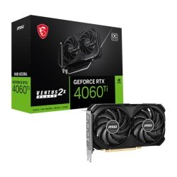 Tarjeta Gráfica MSI GeForce 4060TI VENTUS 2X BLACK 8G OC
