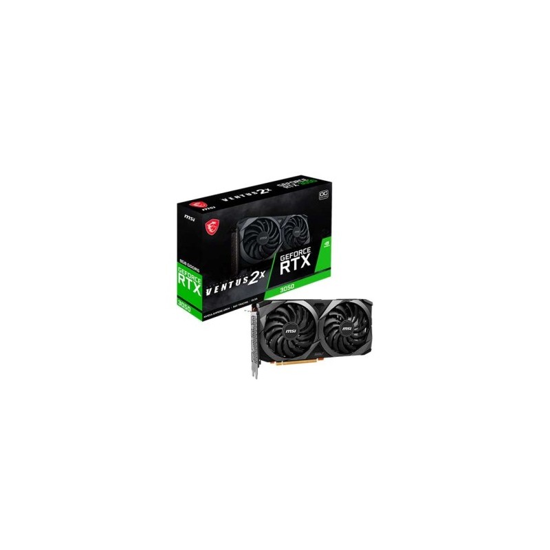 Tarjeta Gráfica MSI GeForce  RTX 3050 VENTUS 2X 8GB OCV1