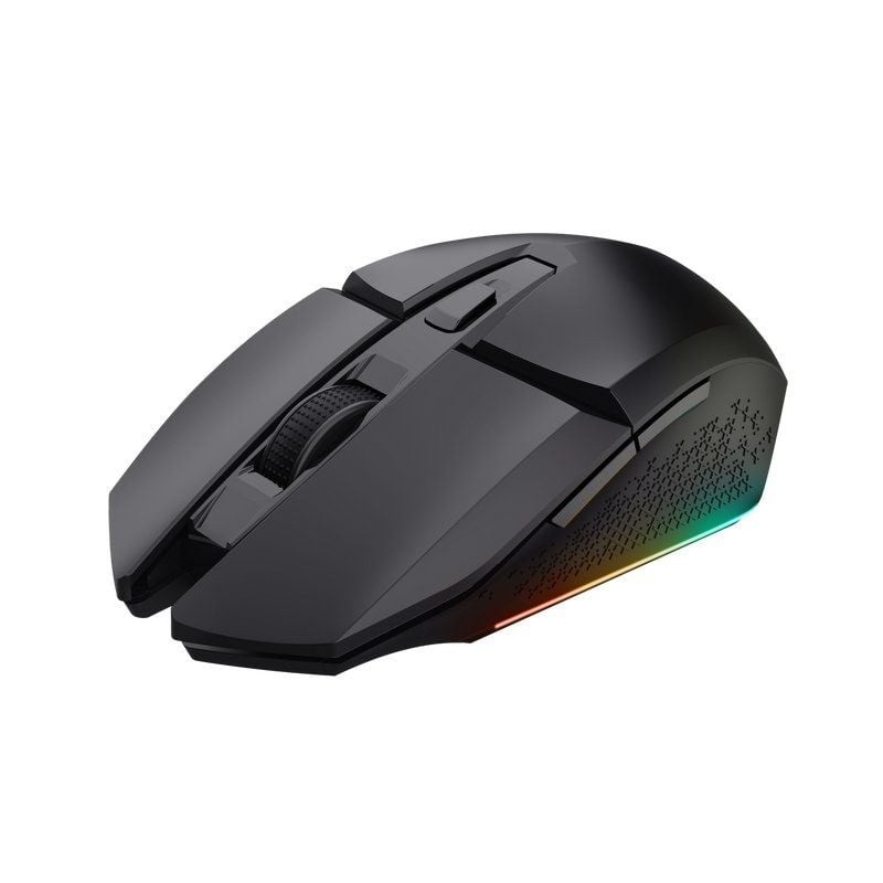 Ratón Gaming Inalámbrico Trust Gaming GXT 110 Felox/ Batería recargable/ Hasta 4800 DPI/ Negro