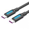 Cable USB Tipo-C Vention CODHI/ USB Tipo-C Macho - USB Macho/ 3m/ Gris