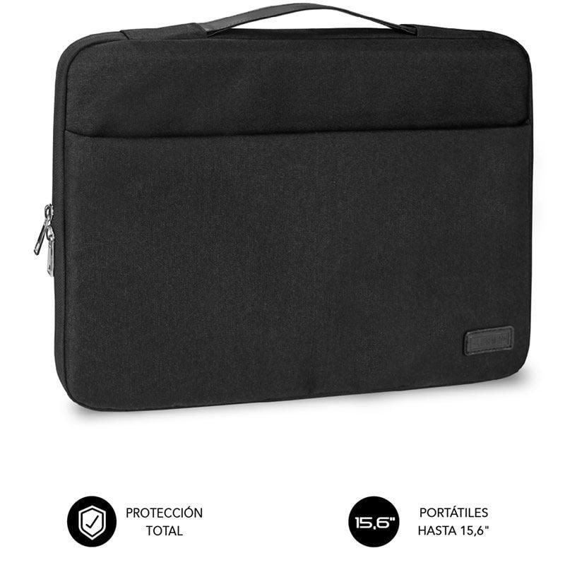 Funda Subblim Elegant Laptop Sleeve para Portátiles hasta 15.6"/ Negro